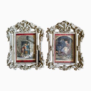 After Chardin, Composizioni figurative, Inizio XX secolo, Incisioni, Incorniciato, set di 2