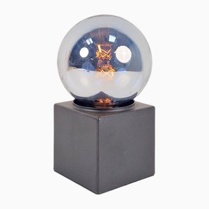 Lampada sferica Space Age con lampadina a specchio di Philips, anni '70