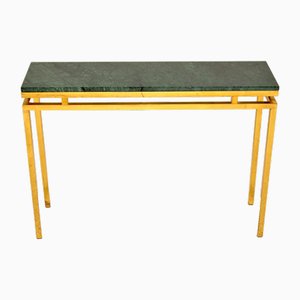 Brass and Marble Console Table, 1970s