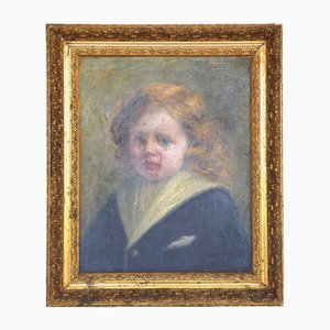 Charles Penchaud, Ritratto di bambino, 1916, Olio su tela