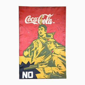 Wang Guangyi, Gran crítica: No Coca Cola, 2004, óleo sobre lienzo