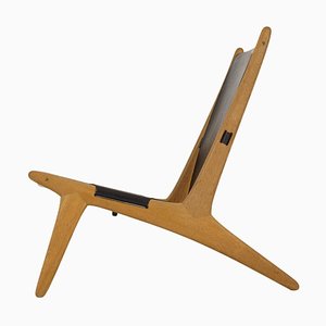 Sedia da caccia 204 attribuita a Uno & Östen Kristiansson per Luxus, Svezia, anni '50