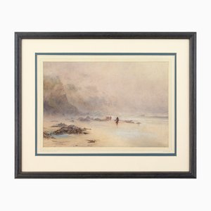 Martha Fowler, Nebbia marina sulla costa della Cornovaglia, 1890, Acquarello