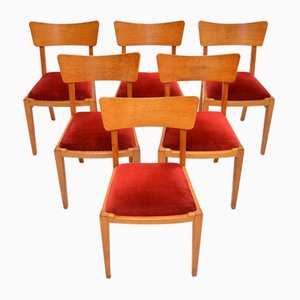 Vintage Dining Chairs in Oak from G Plan, 1950, Set of 6