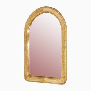 Miroir de Chambre de Bébé Vintage en Bambou, 1970s