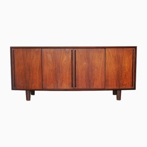 Enfilade Mid-Century Scandinave avec 4 Tiroirs et Bar, Danemark