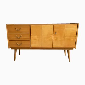Blond Glossy Sideboard, 1960s