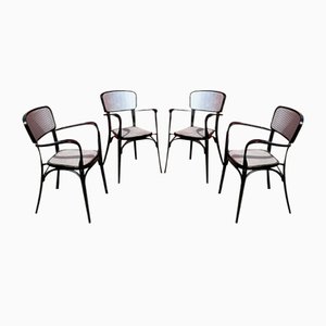 Vintage Chairs by Gaston Viort, Set of 4
