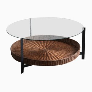 Round Coffee Table by Rudolf Wolf for Rohé Noordwolde, Dutch Design, 1950s