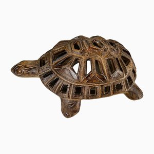 Lampada Turtle in ceramica di Agnes Escala, anni '70