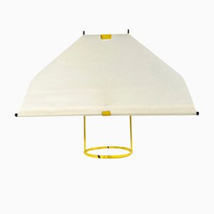 Yellow Le Falene Table Lamp by Piero De Martini for Arteluce, 1980s