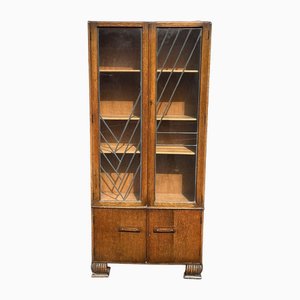 Oak Bookcase with Adjustable Shelves