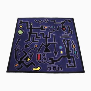 Rug with Abstract Figure