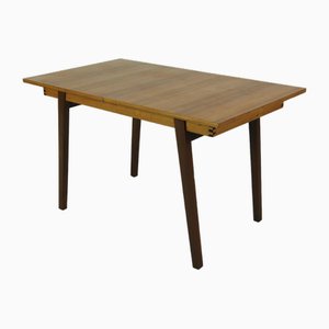 Mid-Century Wooden Dining Table Extendable Table, 1960s