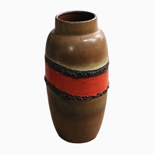 Large 553-38 Fat Lava Vase from Scheurich, West Germany, 1950s