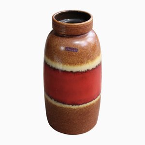 Large 553-53 Fat Lava Vase from Scheurich, West Germany, 1950s