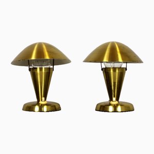 Tischlampen im Bauhaus Stil von ESC, 1940er, 2er Set