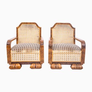 Art Deco Armchairs, France, 1930s, Set of 2
