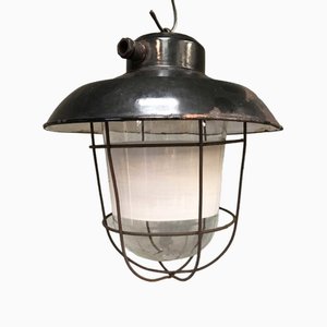 Former Factory Ceiling Lamp, 1950s