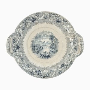 Large Late 19th Century Victorian Serving Plate in Rhine Pattern, England