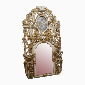Carved Gilt Wood Mirror, Late 17th Century