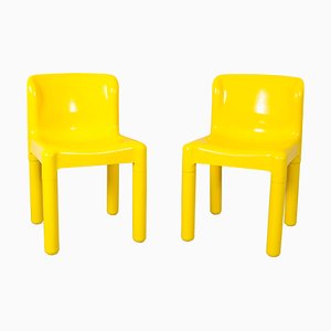 Model 4875 Chairs by Carlo Bartoli for Kartell, 1970s, Set of 2