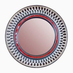 Ceramic Wall Mirror, 1970s.