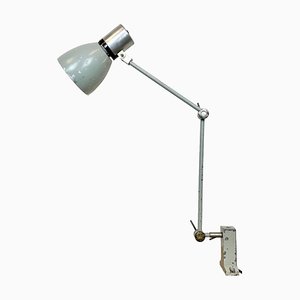 Graue Industrielle Tischlampe von Elektrosvit, 1970er