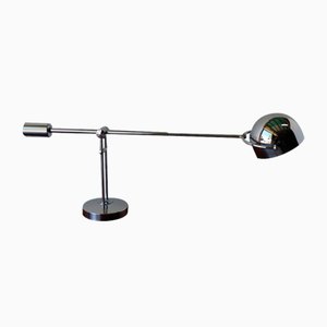 Desk Lamp with Chromed Metal Pendulum from Solere Paris, 1980s