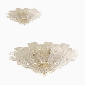 Italian Murano Glass Sputnik Flush Mounts by Simoeng, Set of 2