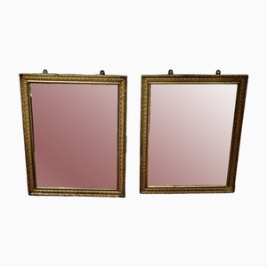 Specchi grandi dorati, metà XIX secolo, set di 2