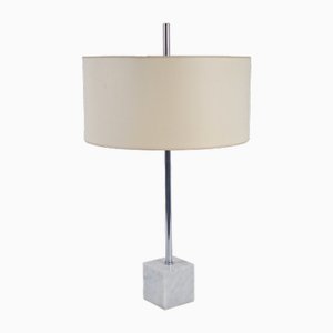 Mid-Century Table Lamp in Marble from Raak Amsterdam, 1960s