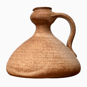 Jarrón en forma de jarra de cerámica alemana Mid-Century de Petra Töpferei, años 60