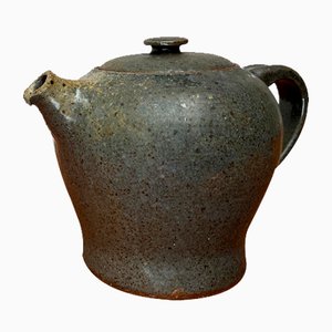 Mid-Century Studio Pottery Teapot from Kirsten Pottery, Ørum, Denmark, 1960s