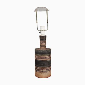 Tischlampe aus Steingut von Tue Poulsen, 1960er