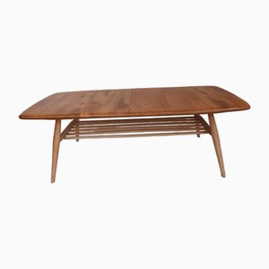 Mid-Century Coffee Table in Elm attributed to Lucian Ercolani for Ercol, 1965