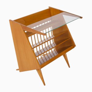 Modernist Compass Side Table or Magazine Rack