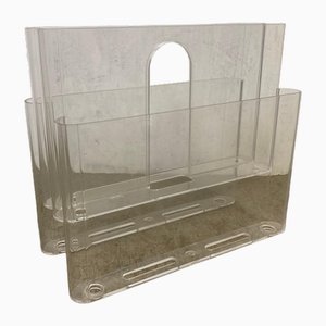 Portariviste in vetro acrilico di Giotto Stoppino per Kartell