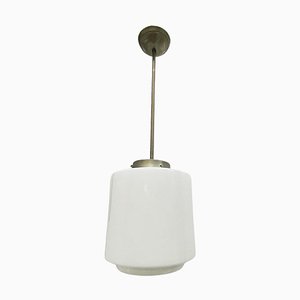 Lámpara colgante Art Déco atribuida a WH Gispen, años 30