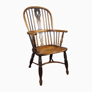 Englischer Windsor Sessel mit hoher Rückenlehne, 18. Jh. von Fred Walker Rockley