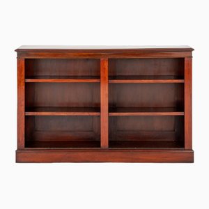 Victorian Open Front Bookcase in Mahogany