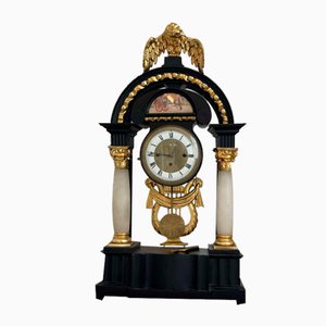 Biedermeier Clock with Musical Movement