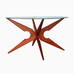 Table Basse Spider en Teck par Vladimir Kagan pour Sika Mobler, Danemark, 1960s