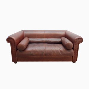 Vintage Sofa in Leather by Baxter Alfred
