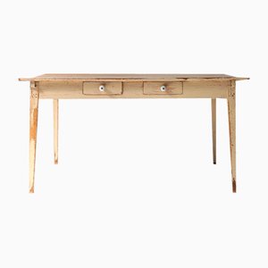 French Farm Table with Tapered Legs, 1800s