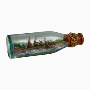 Bottiglia decorativa in vetro, Francia, anni '70