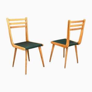 Desk Chairs from Fratelli Reguitti, 1950s, Set of 2
