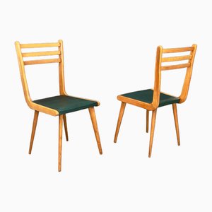 Set of Desk Chairs from Fratelli Reguitti, 1950s