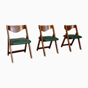 Vintage Desk Chairs, 1960s, Set of 3