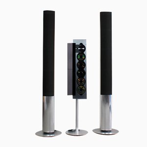 Beosound 9000 6-CD Tuner Hi-Fi System by David Lewis for Bang & Olufsen, 1996, Set of 3